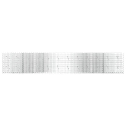 Gabion with 3.5 mm Wire and 5x10 cm Mesh 600x10x100 cm