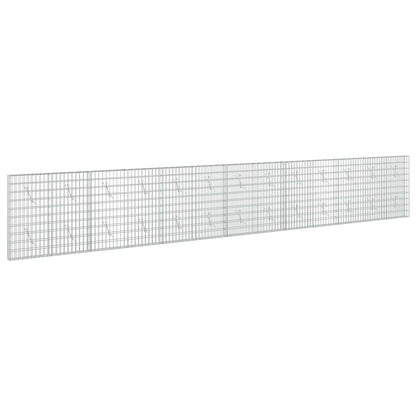 Gabion with 3.5 mm Wire and 5x10 cm Mesh 650x10x100 cm
