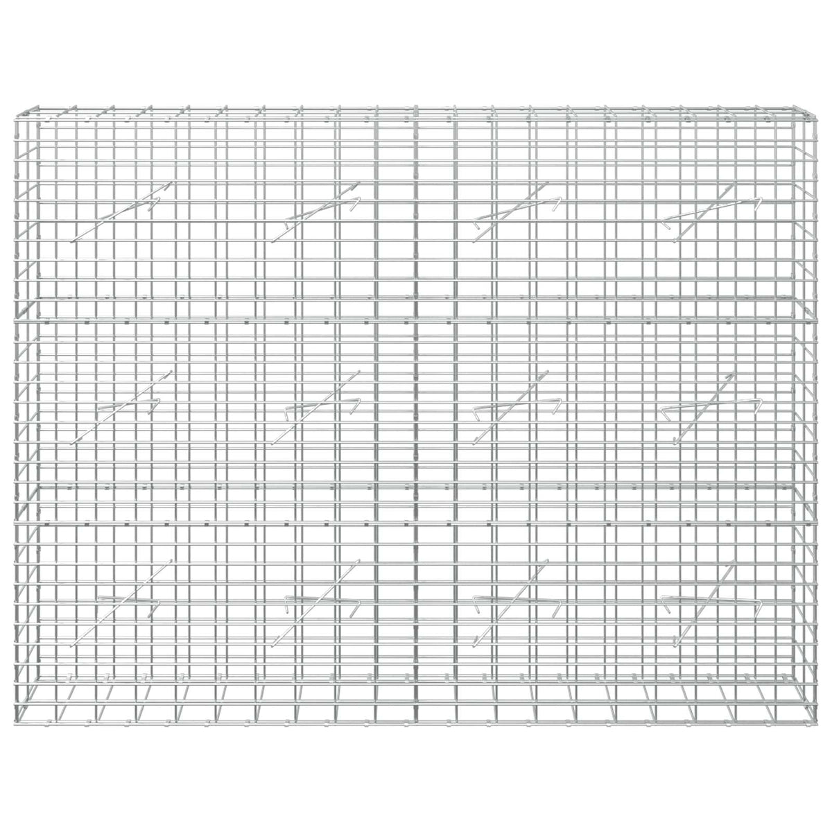 Gabion with 3.5 mm Wire and 5x10 cm Mesh 200x10x150 cm