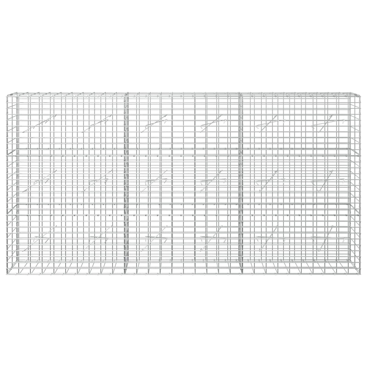 Gabion with 3.5 mm Wire and 5x10 cm Mesh 300x10x150 cm
