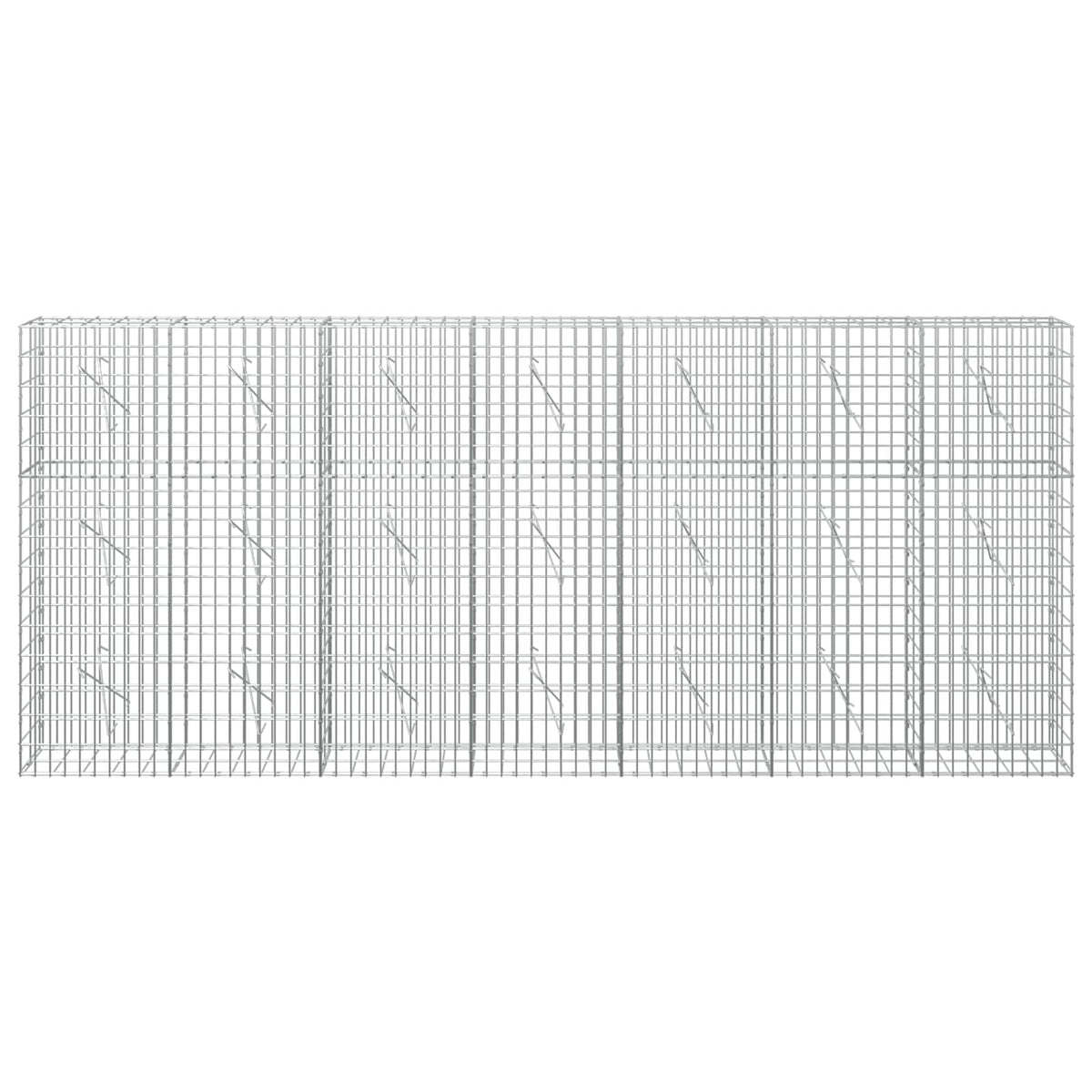 Gabion with 3.5 mm Wire and 5x10 cm Mesh 350x10x150 cm