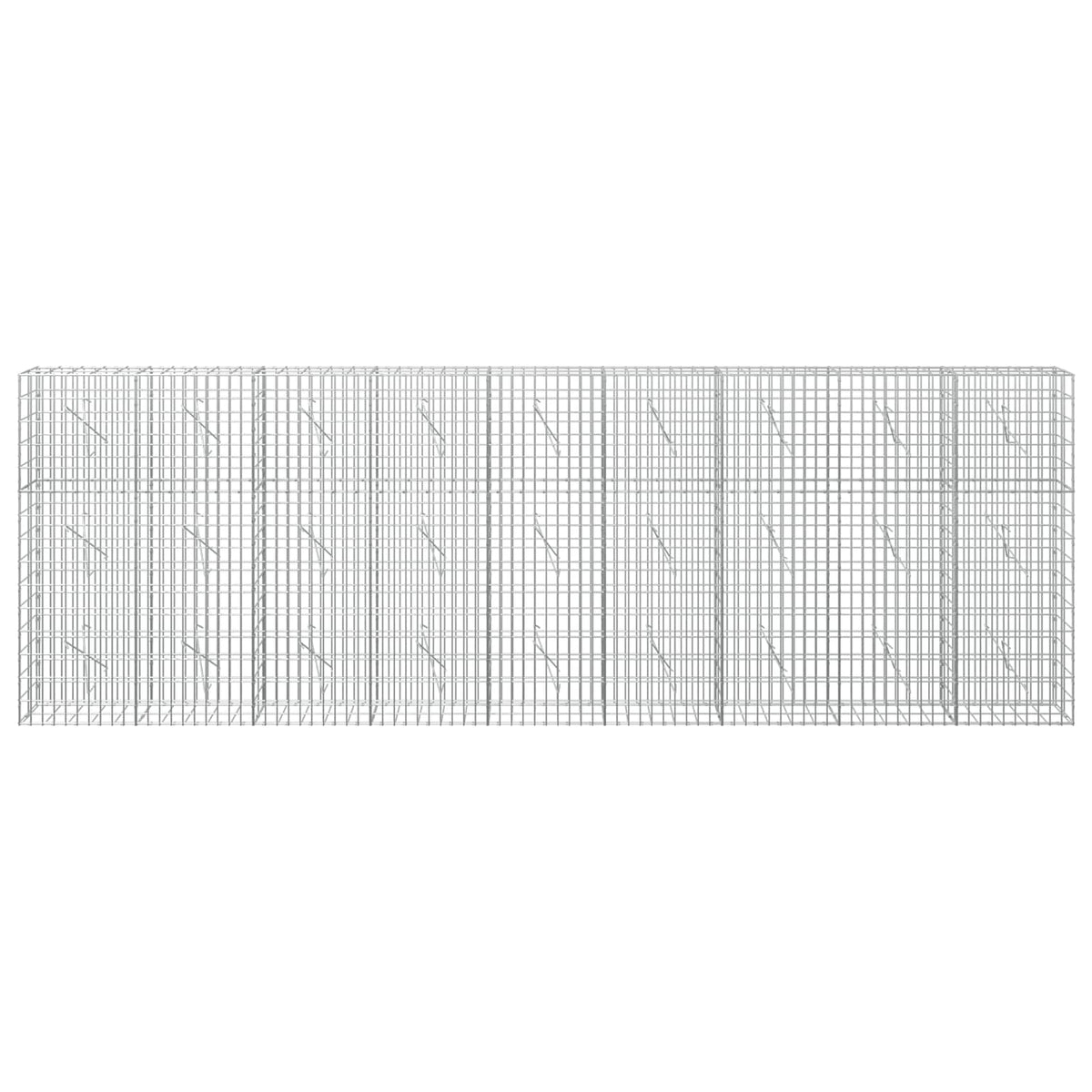 Gabion with 3.5 mm Wire and 5x10 cm Mesh 450x10x150 cm
