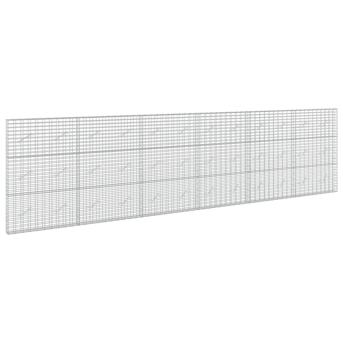 Gabion with 3.5 mm Wire and 5x10 cm Mesh 600x10x150 cm
