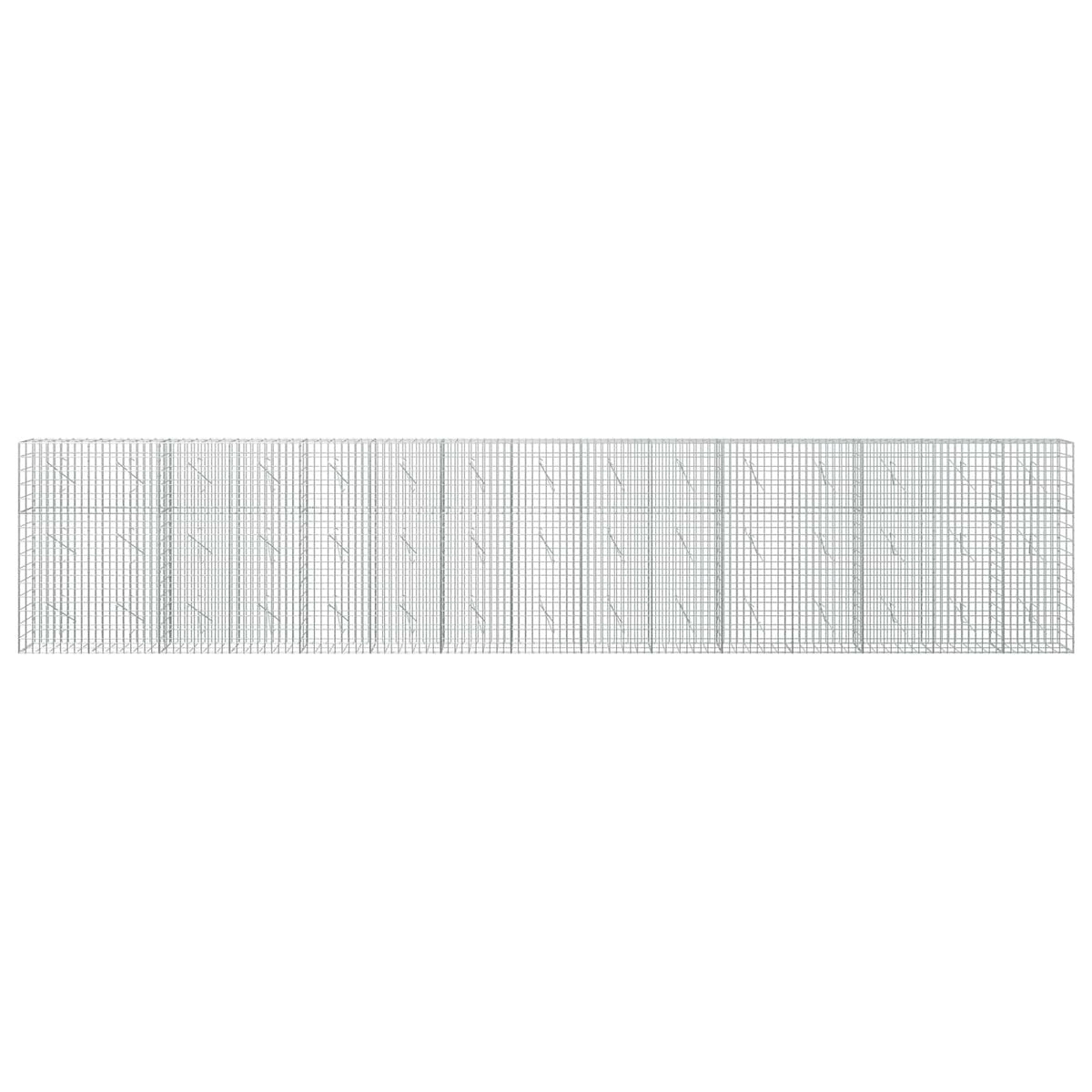 Gabion with 3.5 mm Wire and 5x10 cm Mesh 750x10x150 cm