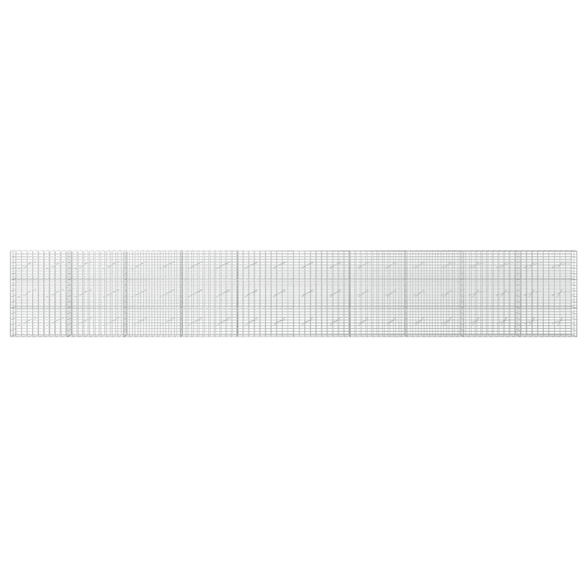 Gabion with 3.5 mm Wire and 5x10 cm Mesh 1000x10x150 cm