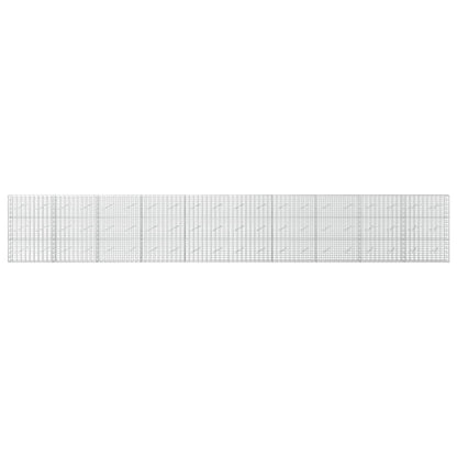Gabion with 3.5 mm Wire and 5x10 cm Mesh 1000x10x150 cm