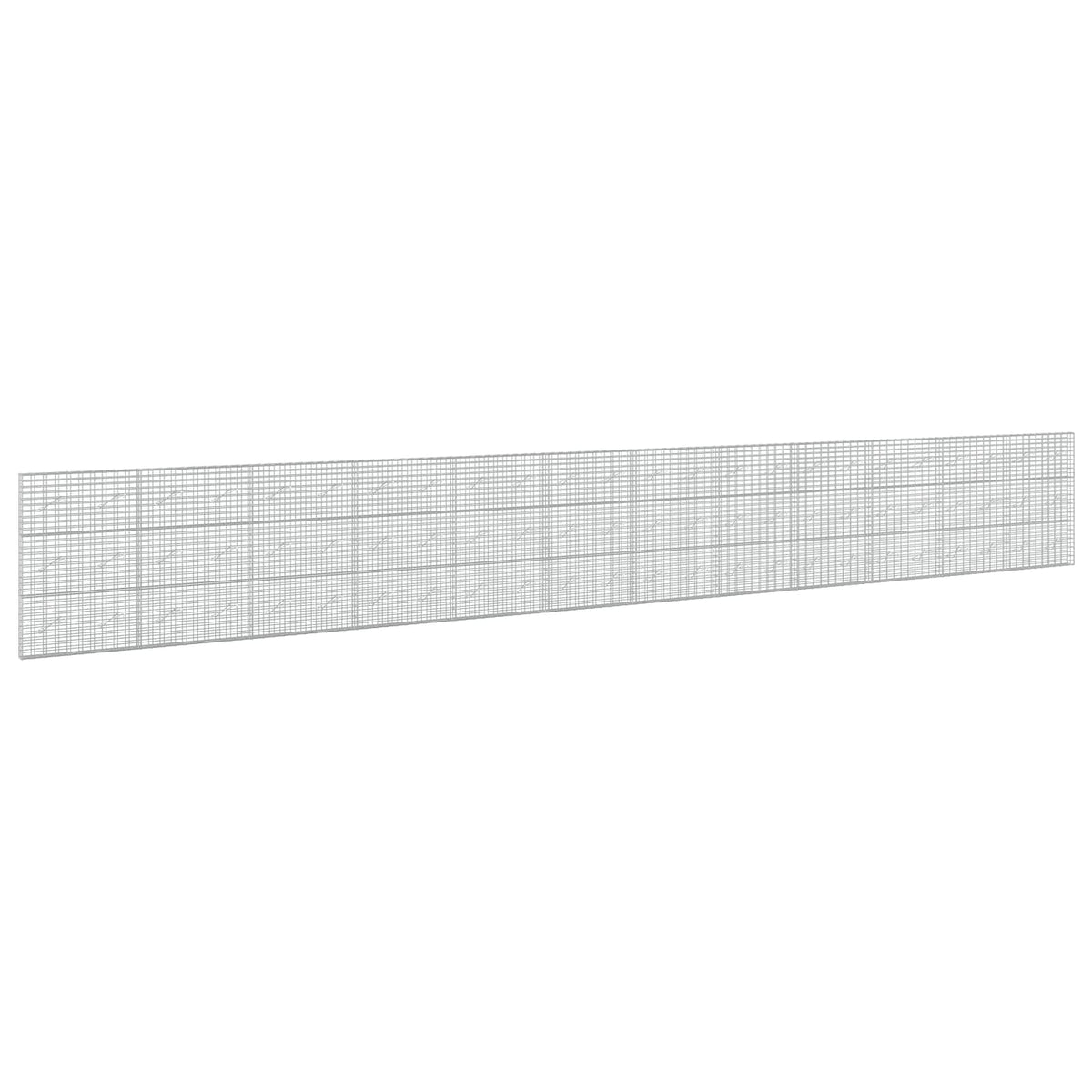 Gabion with 3.5 mm Wire and 5x10 cm Mesh 1200x10x150 cm