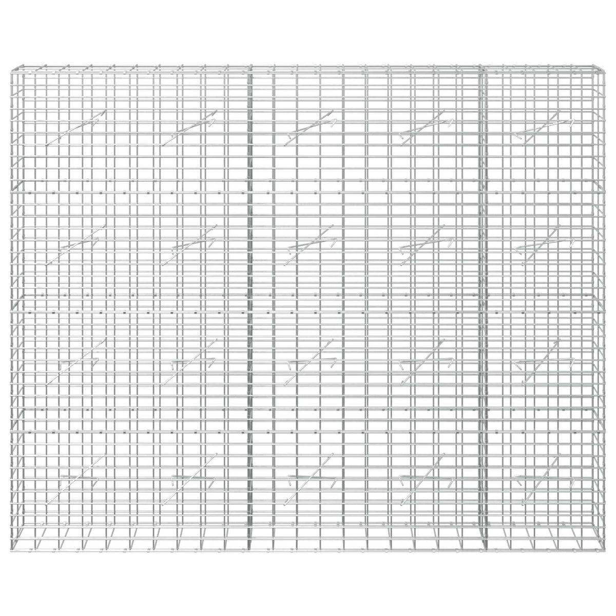 Gabion with 3.5 mm Wire and 5x10 cm Mesh 250x10x200 cm