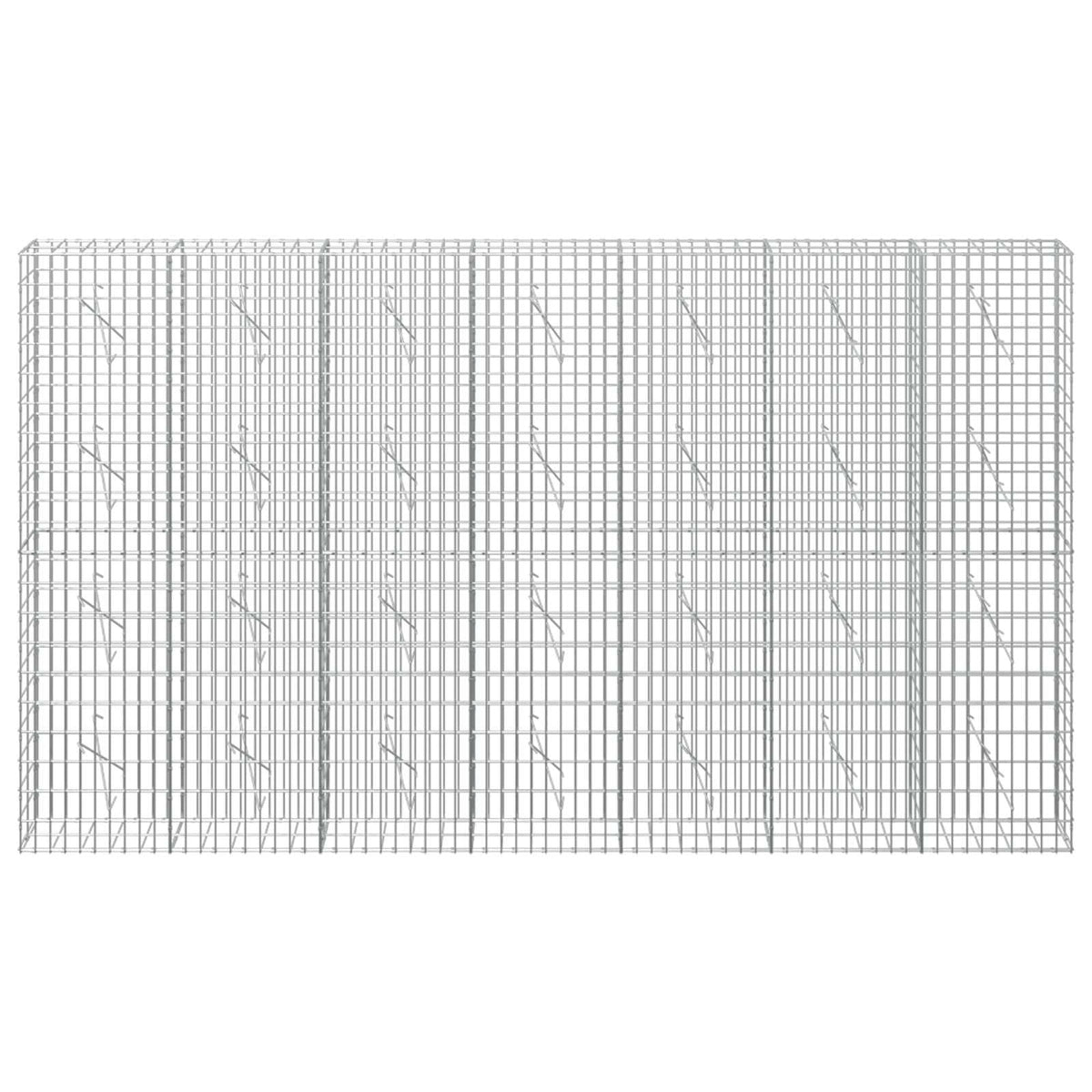 Gabion with 3.5 mm Wire and 5x10 cm Mesh 350x10x200 cm