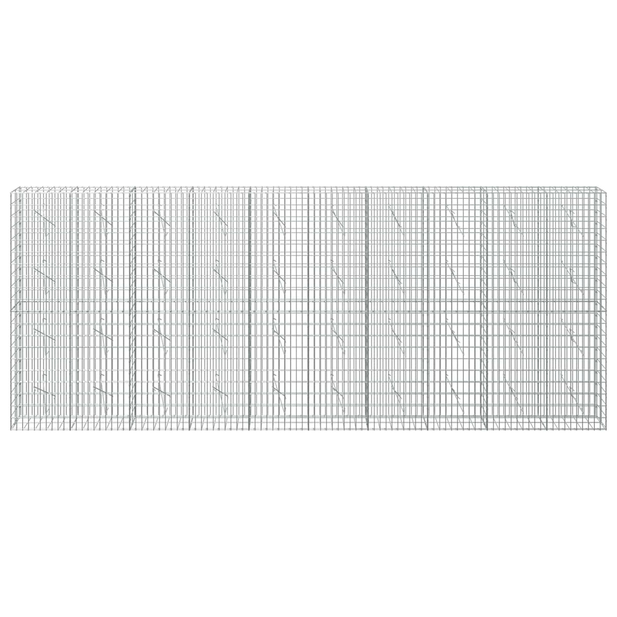 Gabion with 3.5 mm Wire and 5x10 cm Mesh 500x10x200 cm