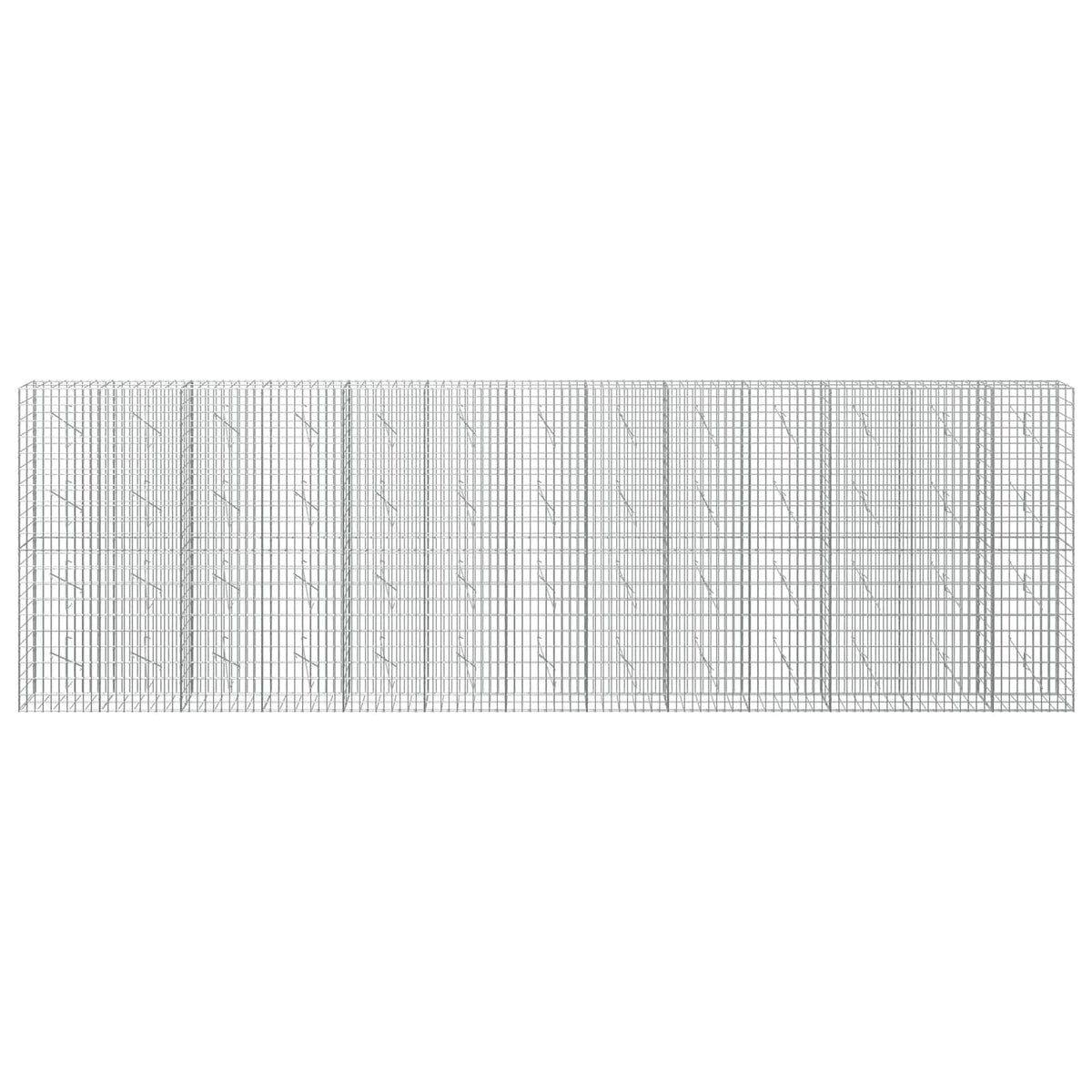 Gabion with 3.5 mm Wire and 5x10 cm Mesh 650x10x200 cm