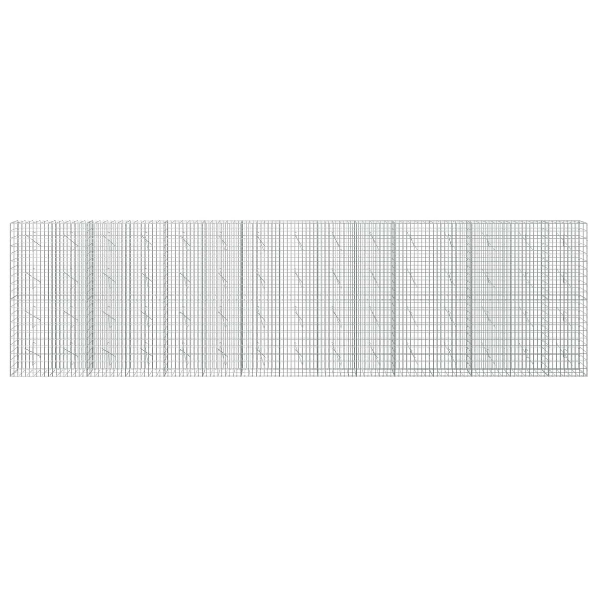 Gabion with 3.5 mm Wire and 5x10 cm Mesh 750x10x200 cm