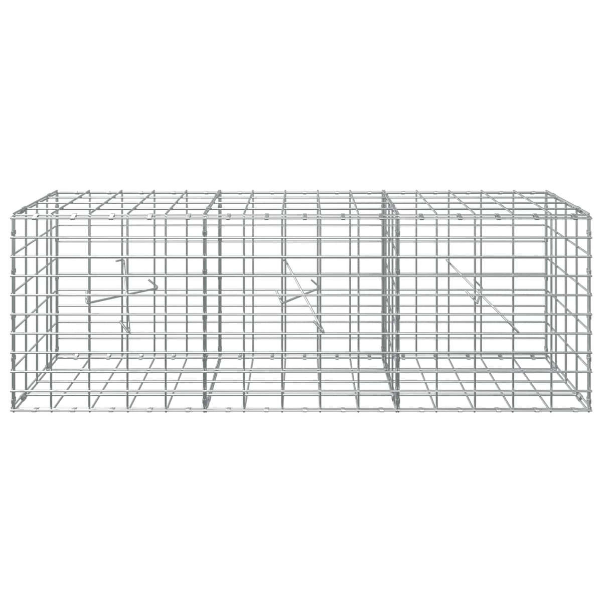 Gabion with 3.5 mm Wire and 5x10 cm Mesh 150x20x50 cm