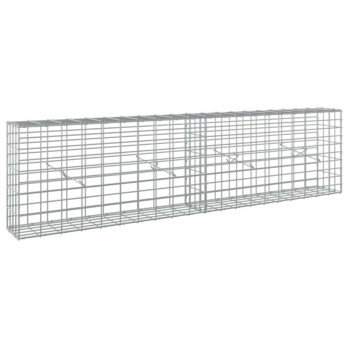Gabion with 3.5 mm Wire and 5x10 cm Mesh 200x20x50 cm