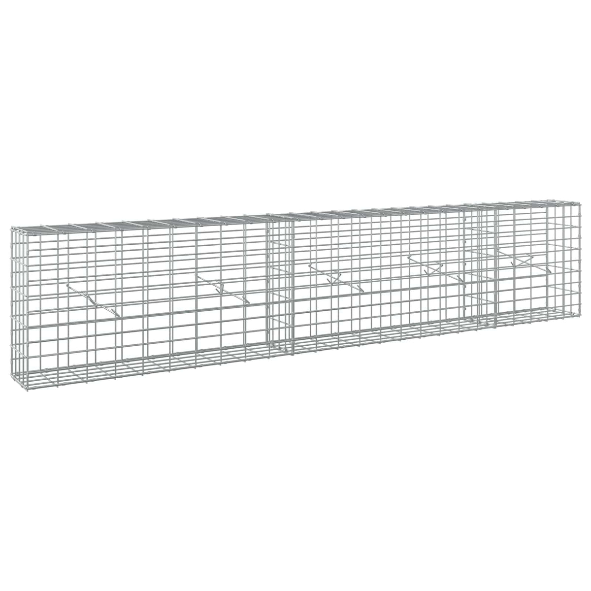 Gabion with 3.5 mm Wire and 5x10 cm Mesh 250x20x50 cm