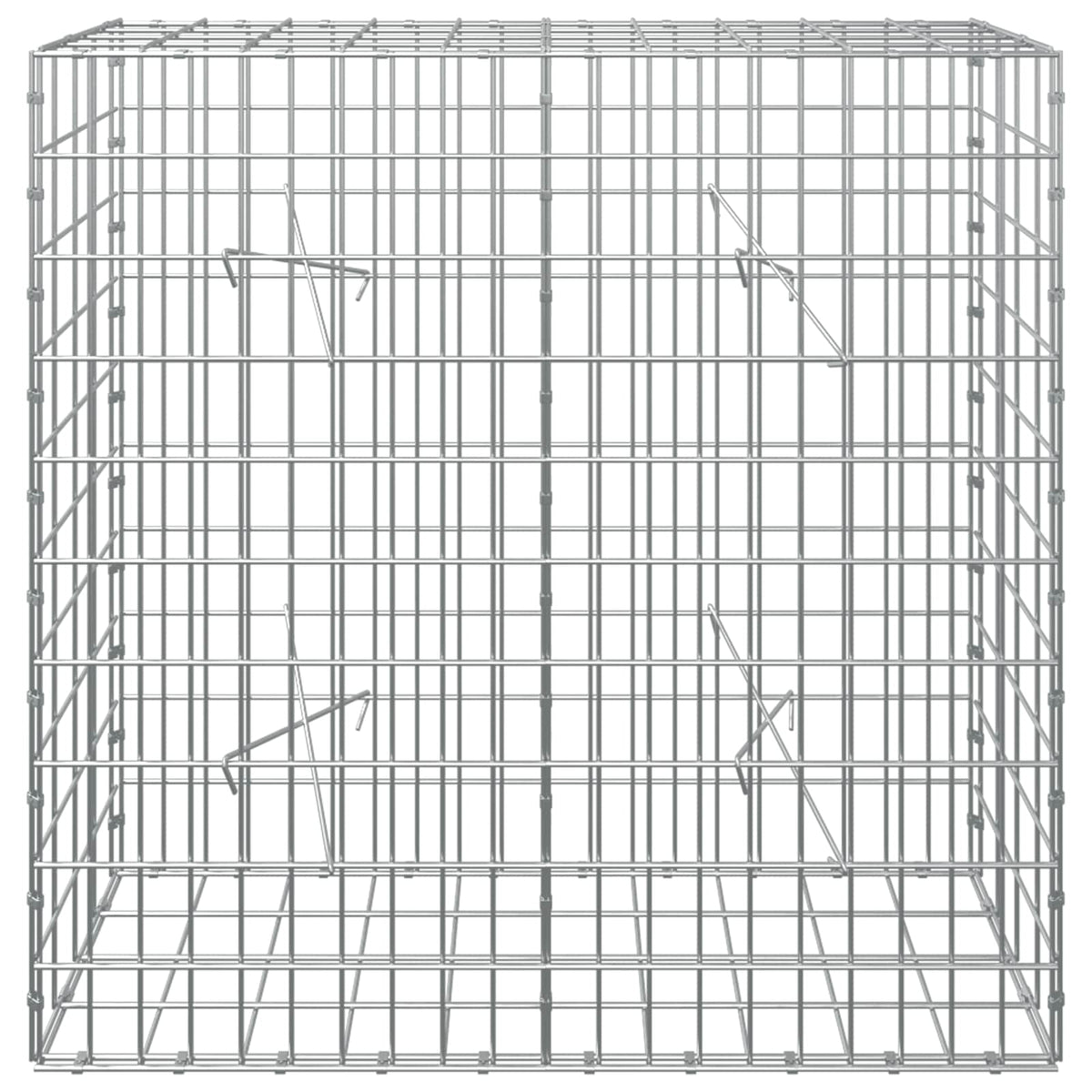 Gabion with 3.5 mm Wire and 5x10 cm Mesh 100x20x100 cm