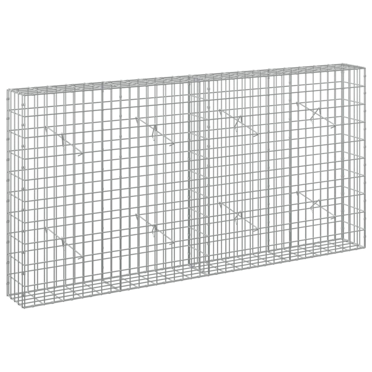 Gabion with 3.5 mm Wire and 5x10 cm Mesh 200x20x100 cm