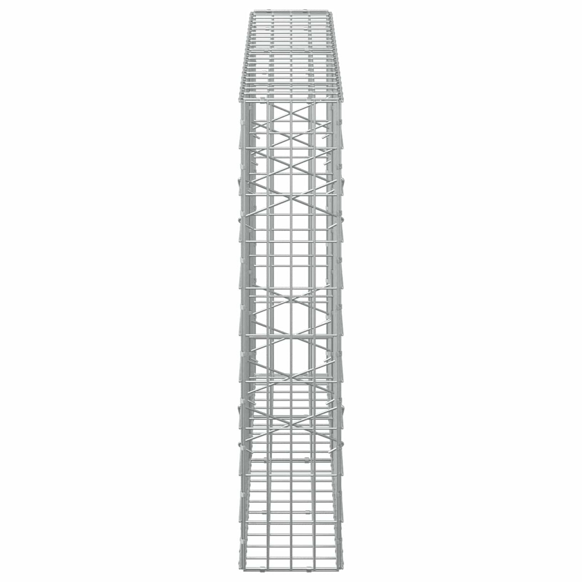 Gabion with 3.5 mm Wire and 5x10 cm Mesh 200x20x100 cm