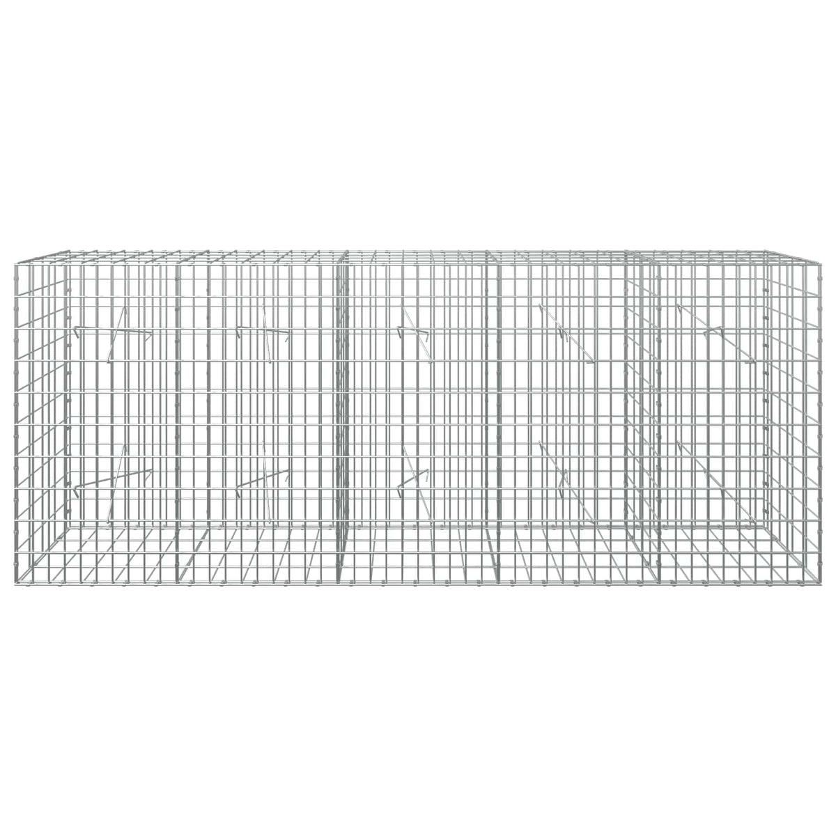 Gabion with 3.5 mm Wire and 5x10 cm Mesh 250x20x100 cm