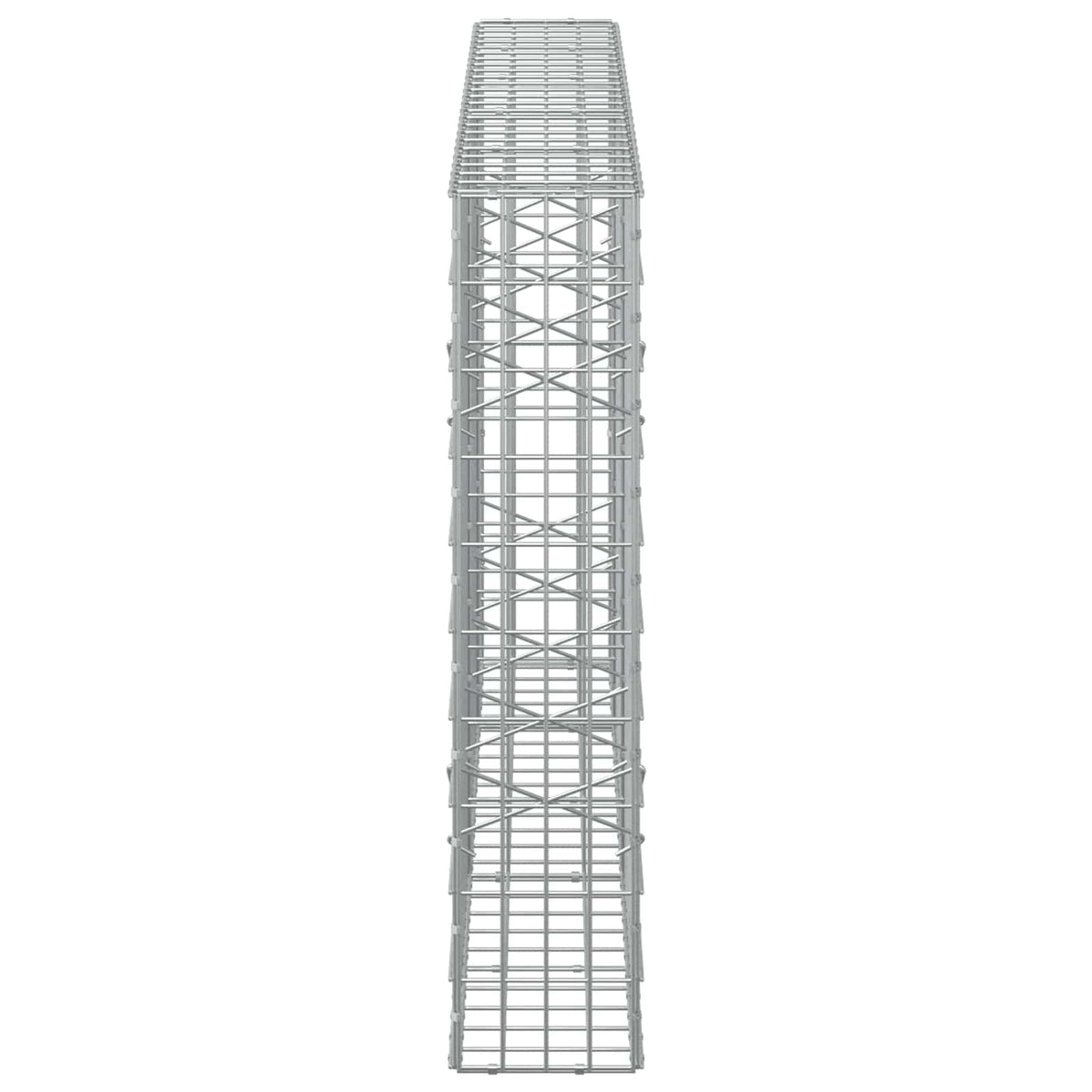 Gabion with 3.5 mm Wire and 5x10 cm Mesh 250x20x100 cm