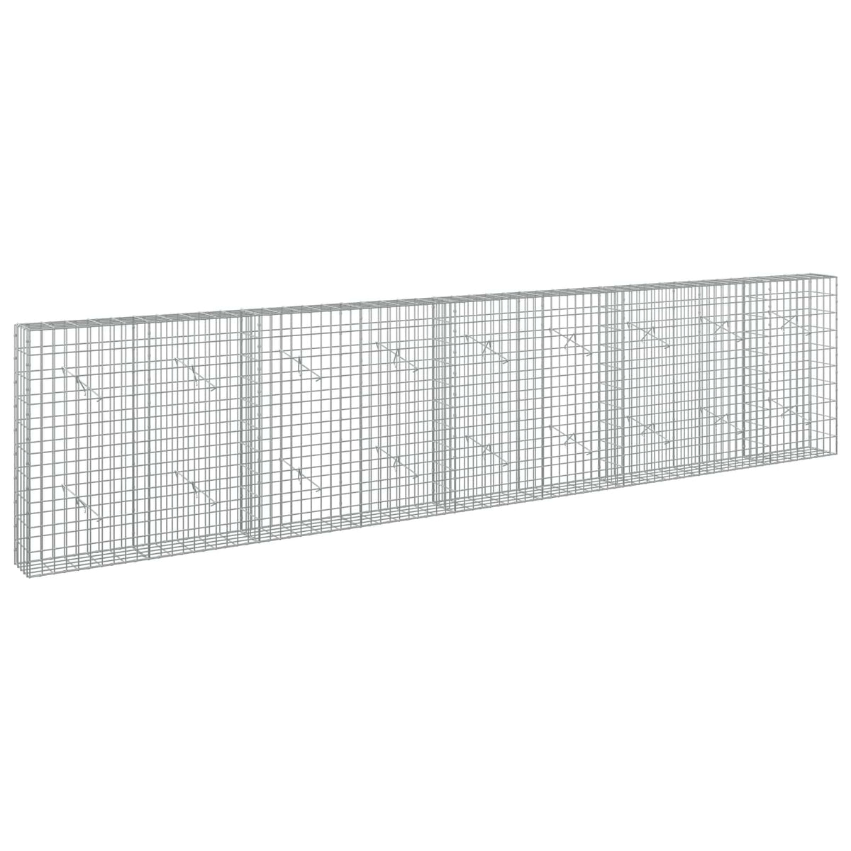 Gabion with 3.5 mm Wire and 5x10 cm Mesh 450x20x100 cm