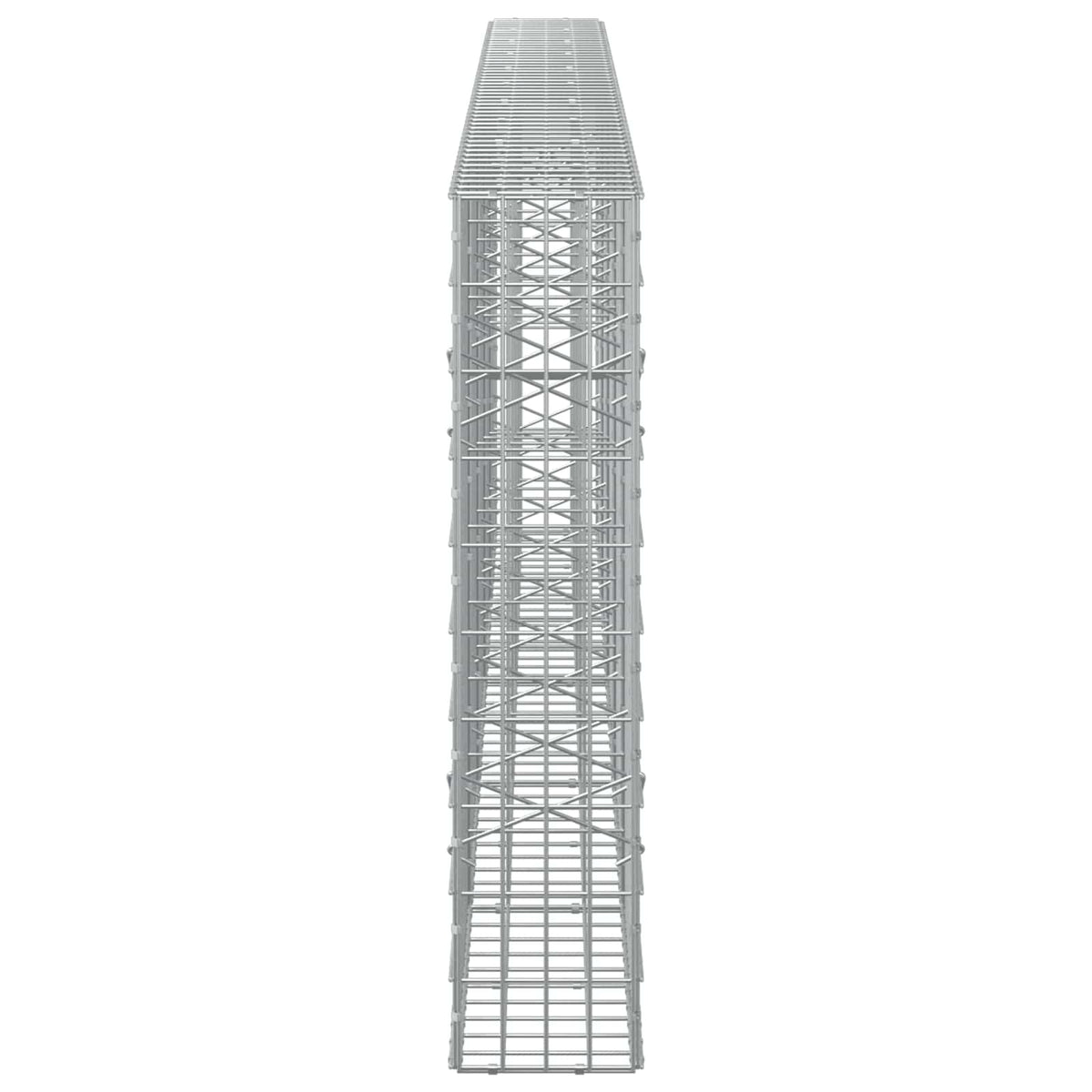 Gabion with 3.5 mm Wire and 5x10 cm Mesh 500x20x100 cm