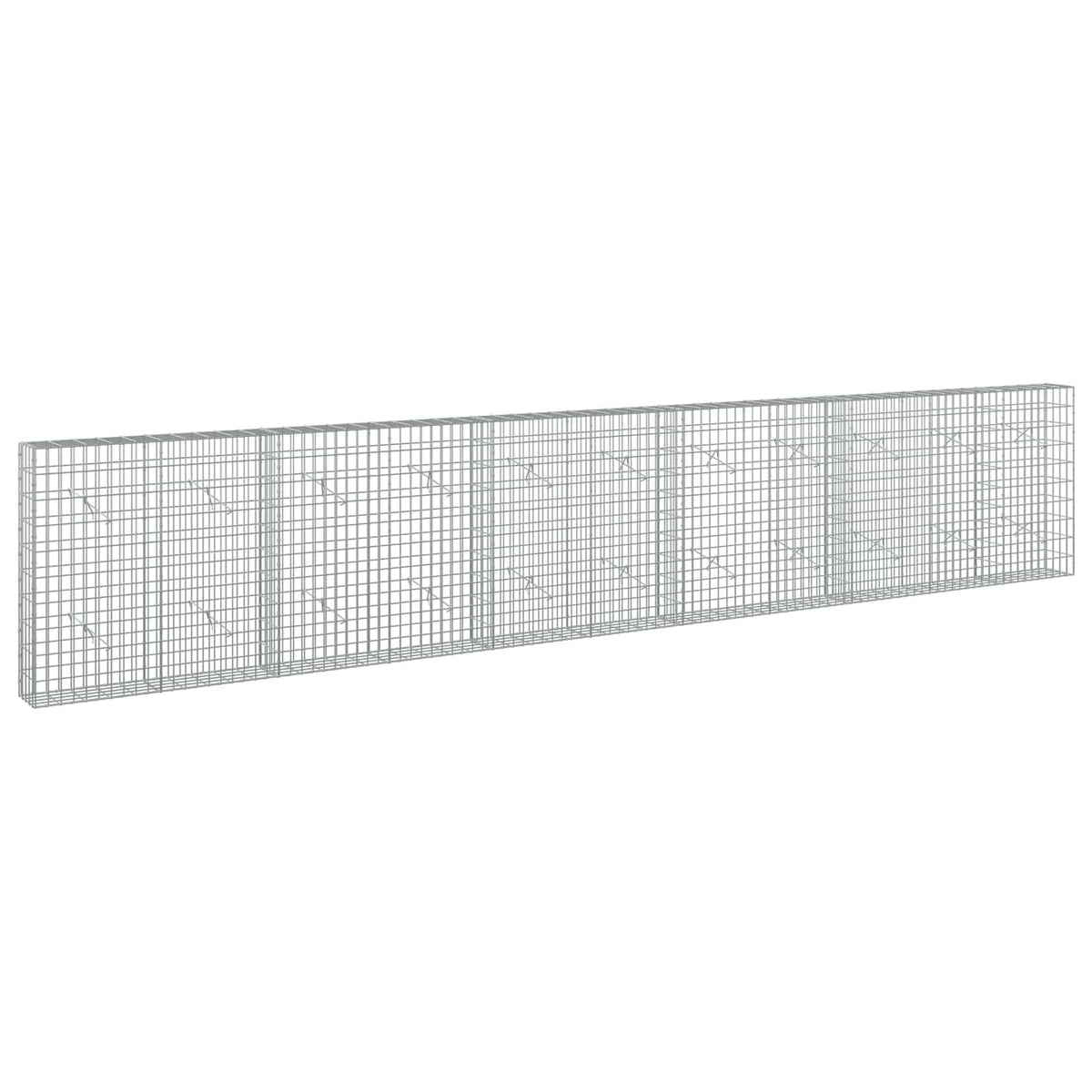 Gabion with 3.5 mm Wire and 5x10 cm Mesh 550x20x100 cm