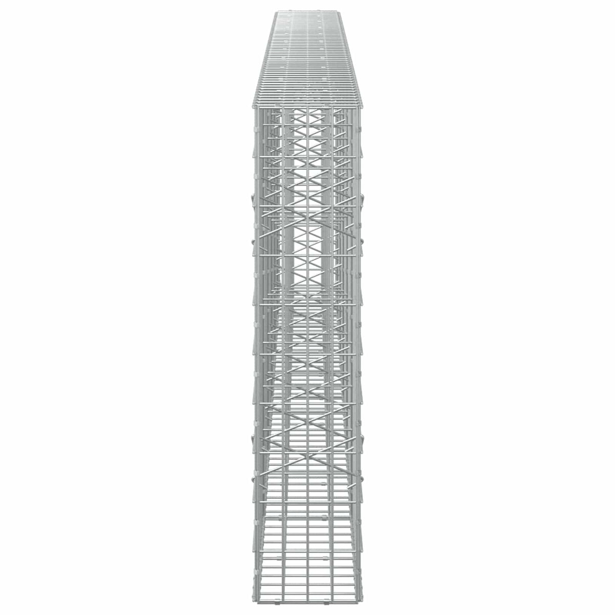 Gabion with 3.5 mm Wire and 5x10 cm Mesh 550x20x100 cm