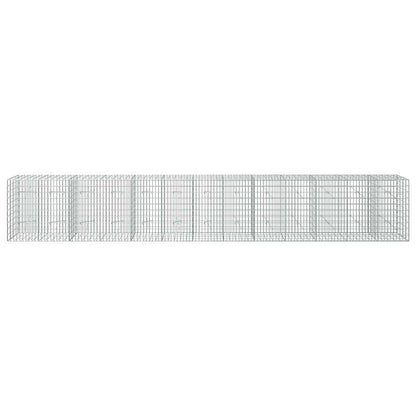 Gabion with 3.5 mm Wire and 5x10 cm Mesh 650x20x100 cm