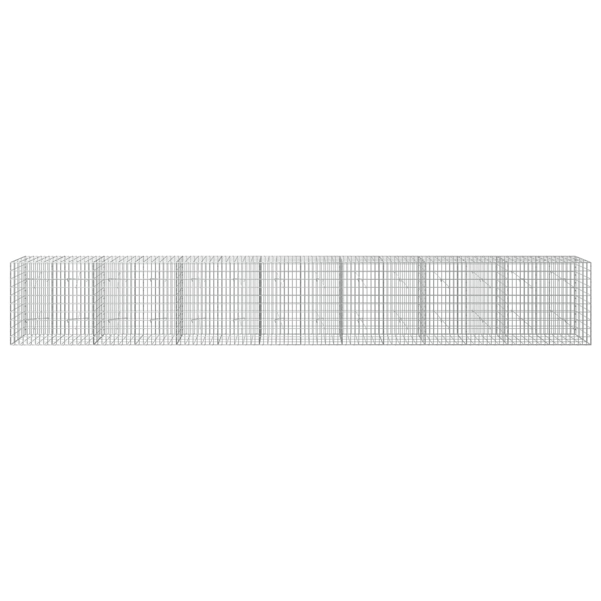 Gabion with 3.5 mm Wire and 5x10 cm Mesh 700x20x100 cm