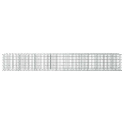 Gabion with 3.5 mm Wire and 5x10 cm Mesh 750x20x100 cm