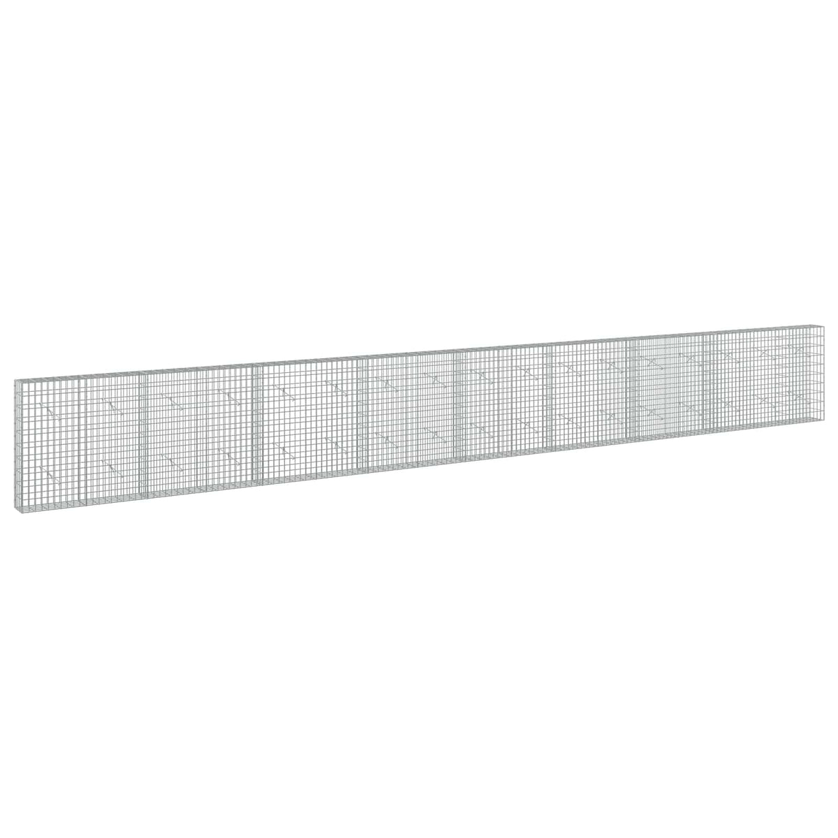 Gabion with 3.5 mm Wire and 5x10 cm Mesh 850x20x100 cm