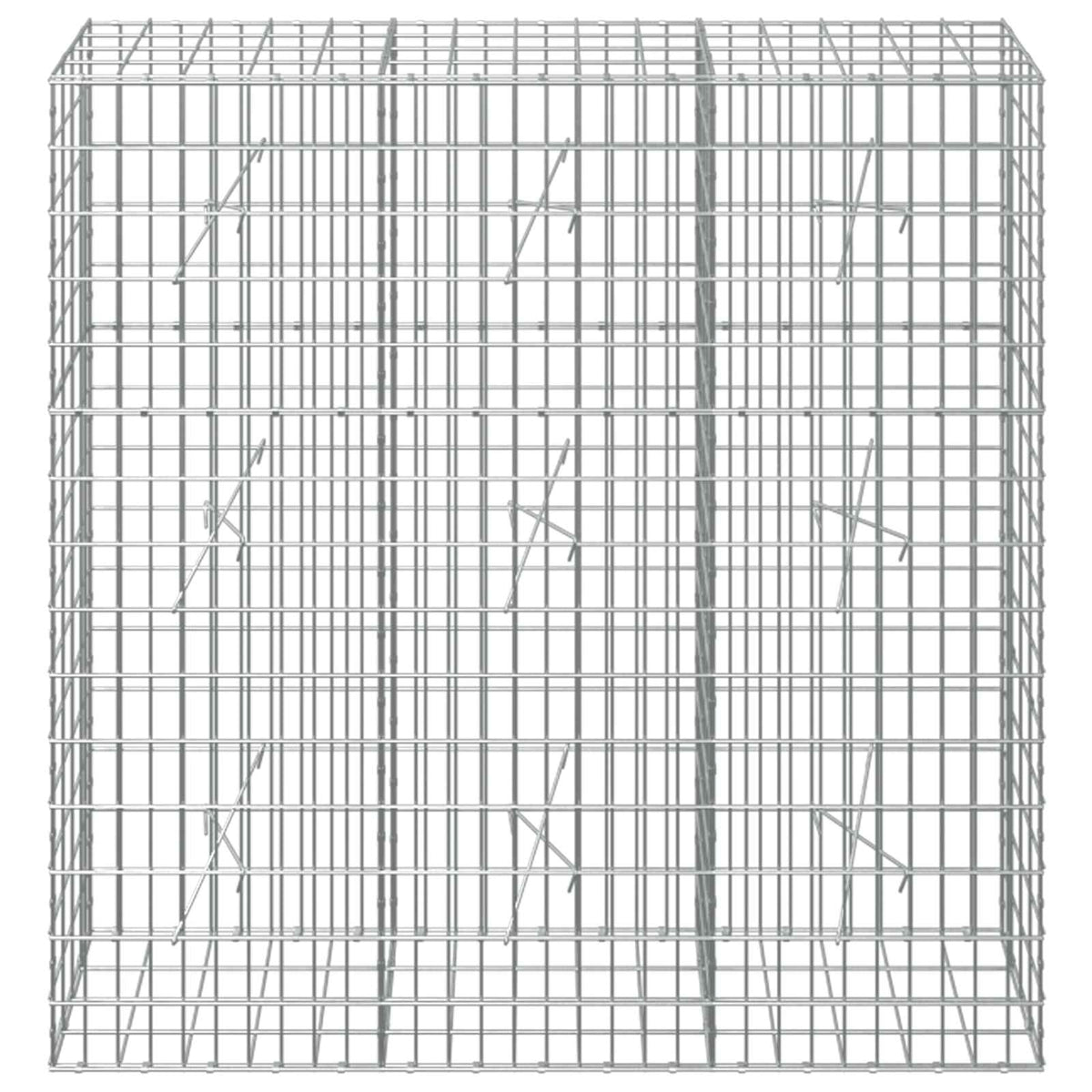 Gabion with 3.5 mm Wire and 5x10 cm Mesh 150x20x150 cm
