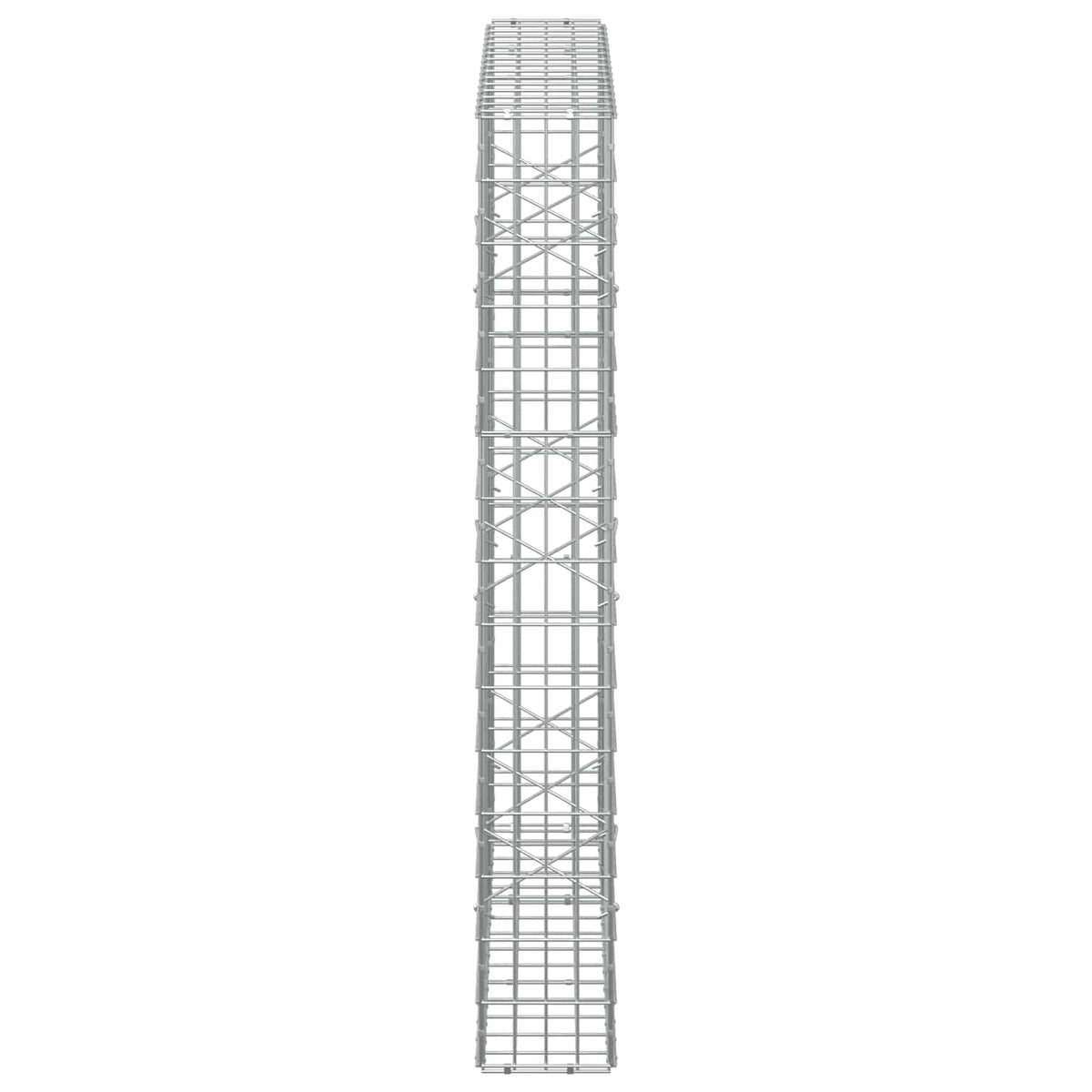 Gabion with 3.5 mm Wire and 5x10 cm Mesh 150x20x150 cm