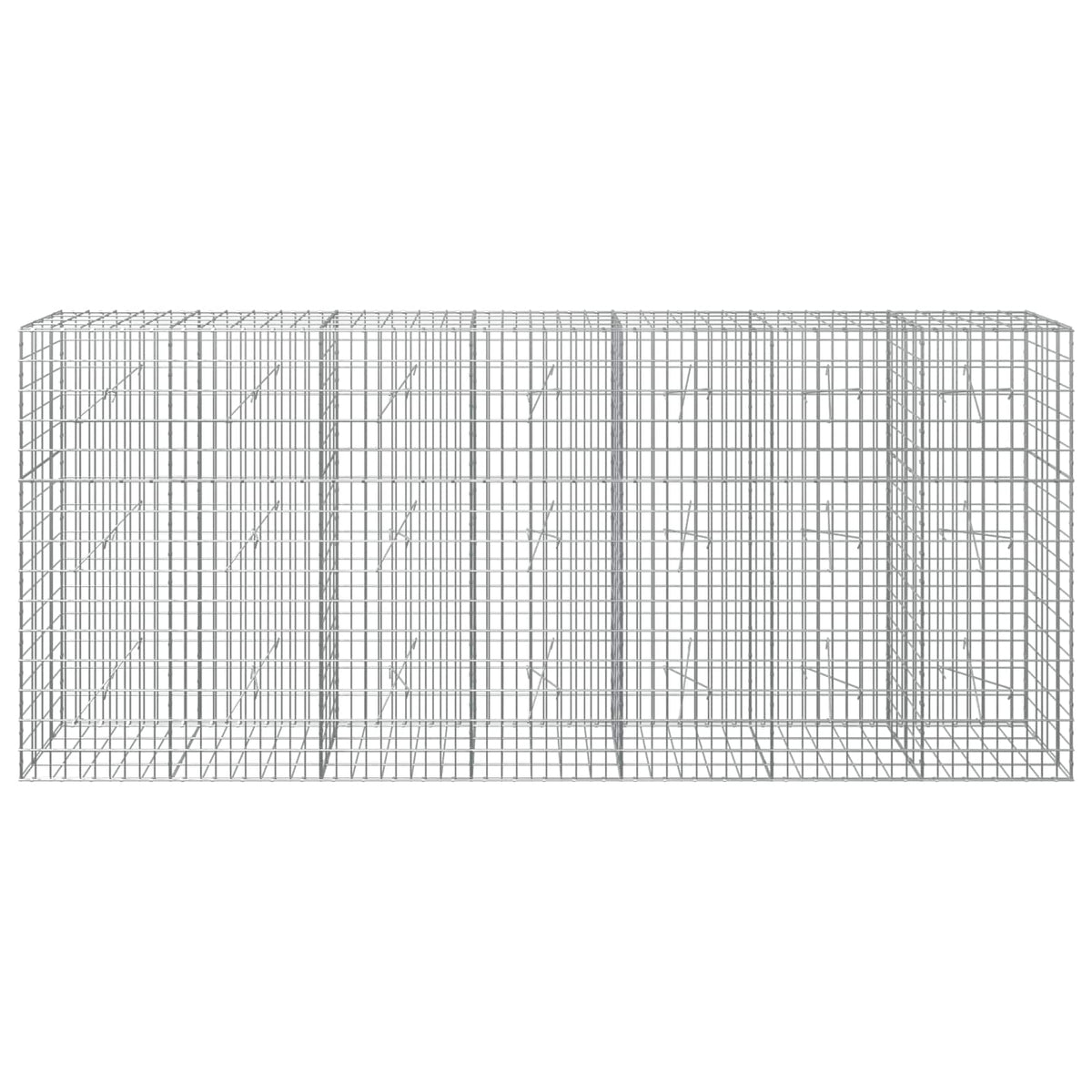 Gabion with 3.5 mm Wire and 5x10 cm Mesh 350x20x150 cm