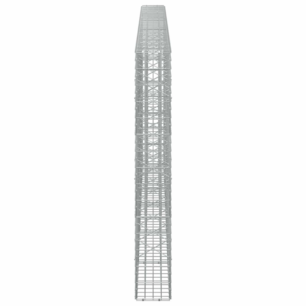 Gabion with 3.5 mm Wire and 5x10 cm Mesh 500x20x150 cm