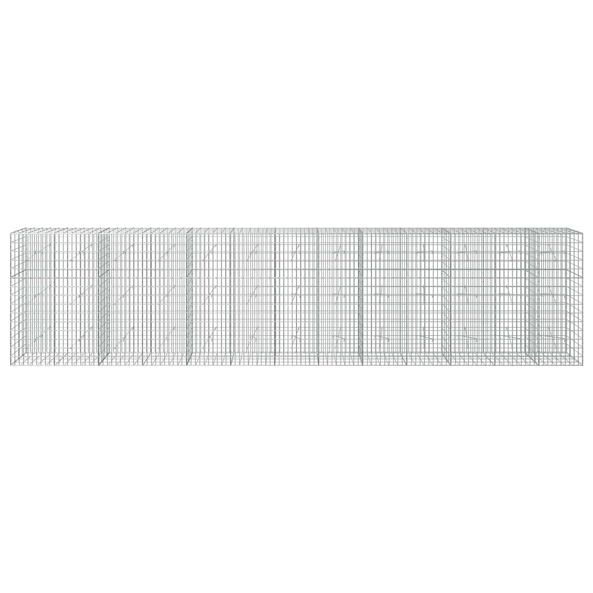 Gabion with 3.5 mm Wire and 5x10 cm Mesh 650x20x150 cm