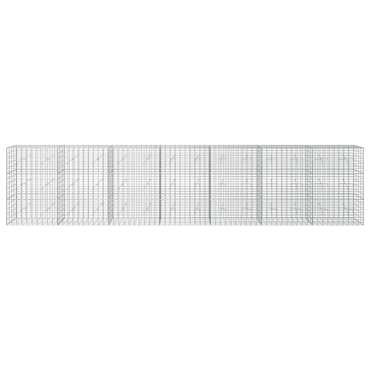 Gabion with 3.5 mm Wire and 5x10 cm Mesh 700x20x150 cm