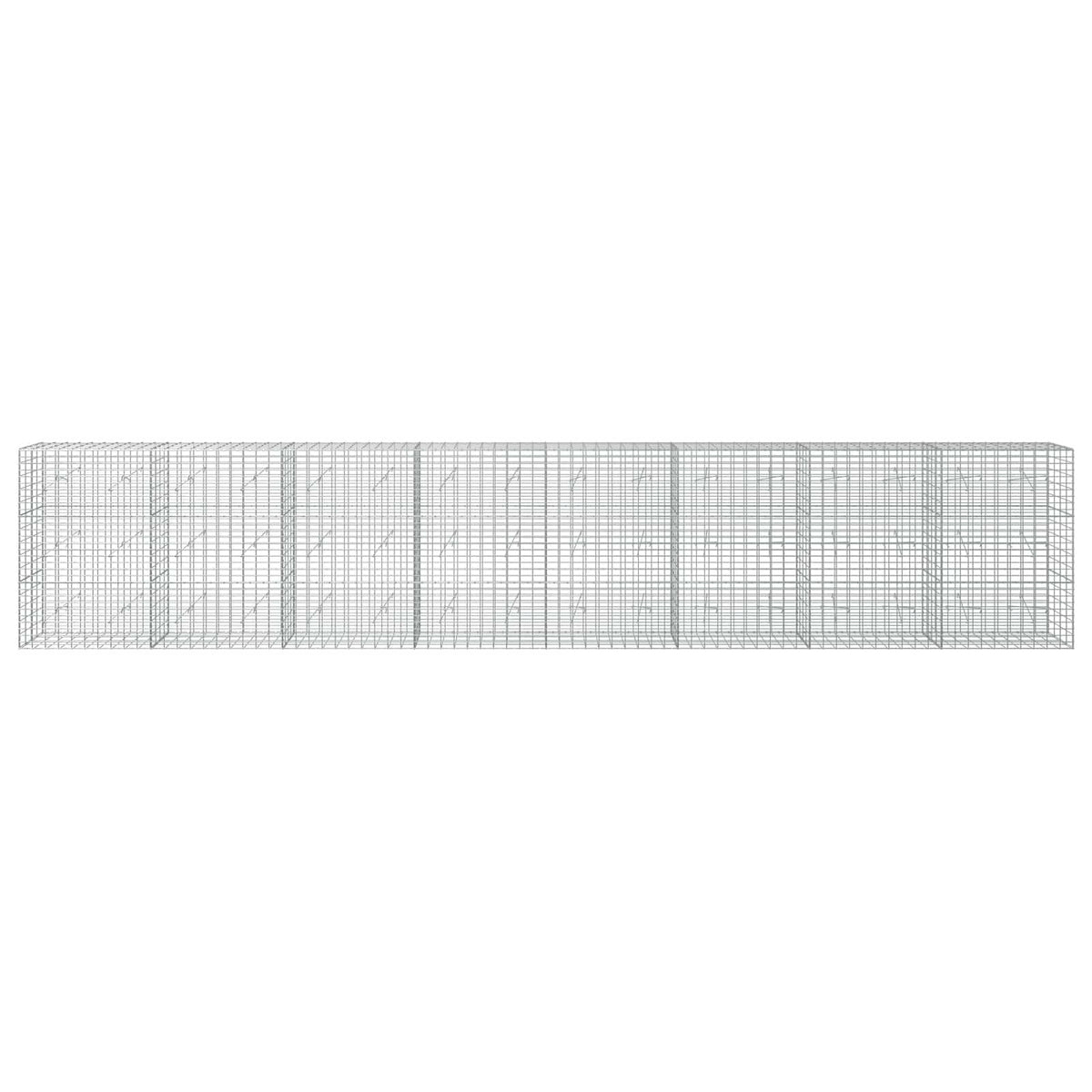 Gabion with 3.5 mm Wire and 5x10 cm Mesh 800x20x150 cm