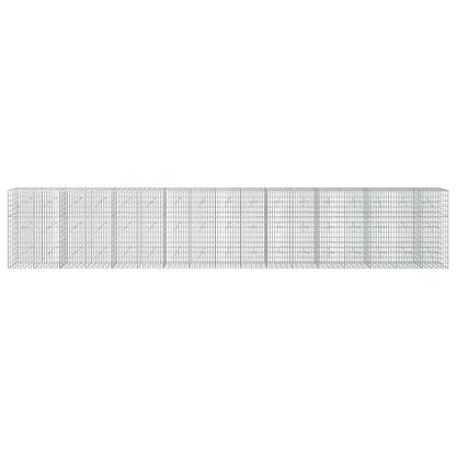 Gabion with 3.5 mm Wire and 5x10 cm Mesh 850x20x150 cm