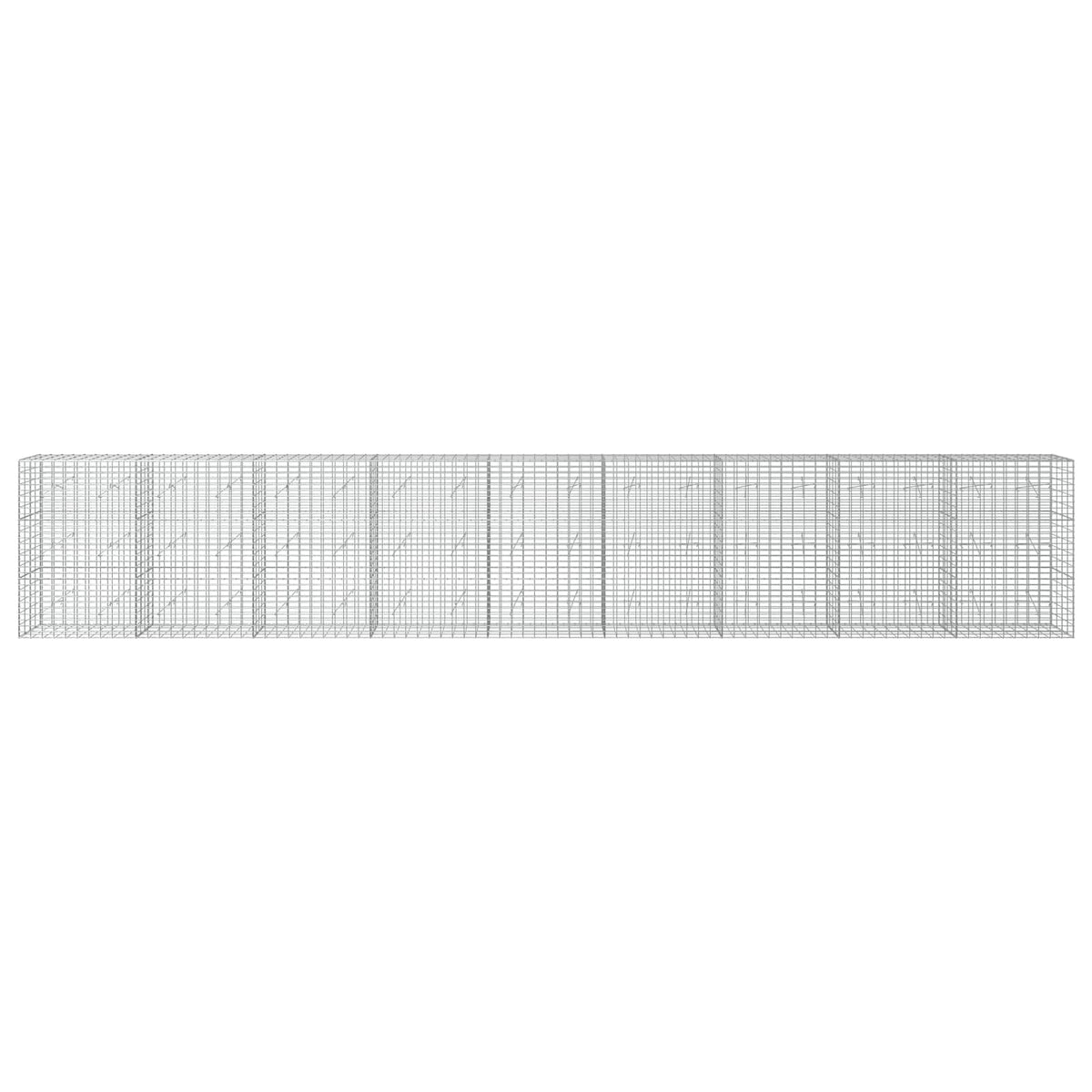 Gabion with 3.5 mm Wire and 5x10 cm Mesh 900x20x150 cm
