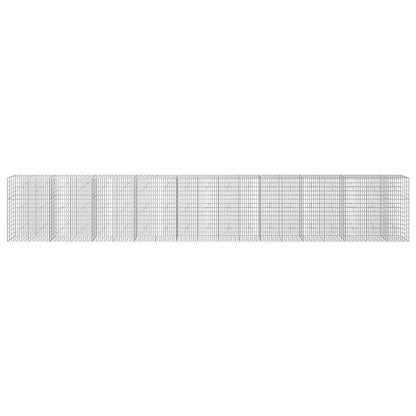 Gabion with 3.5 mm Wire and 5x10 cm Mesh 950x20x150 cm