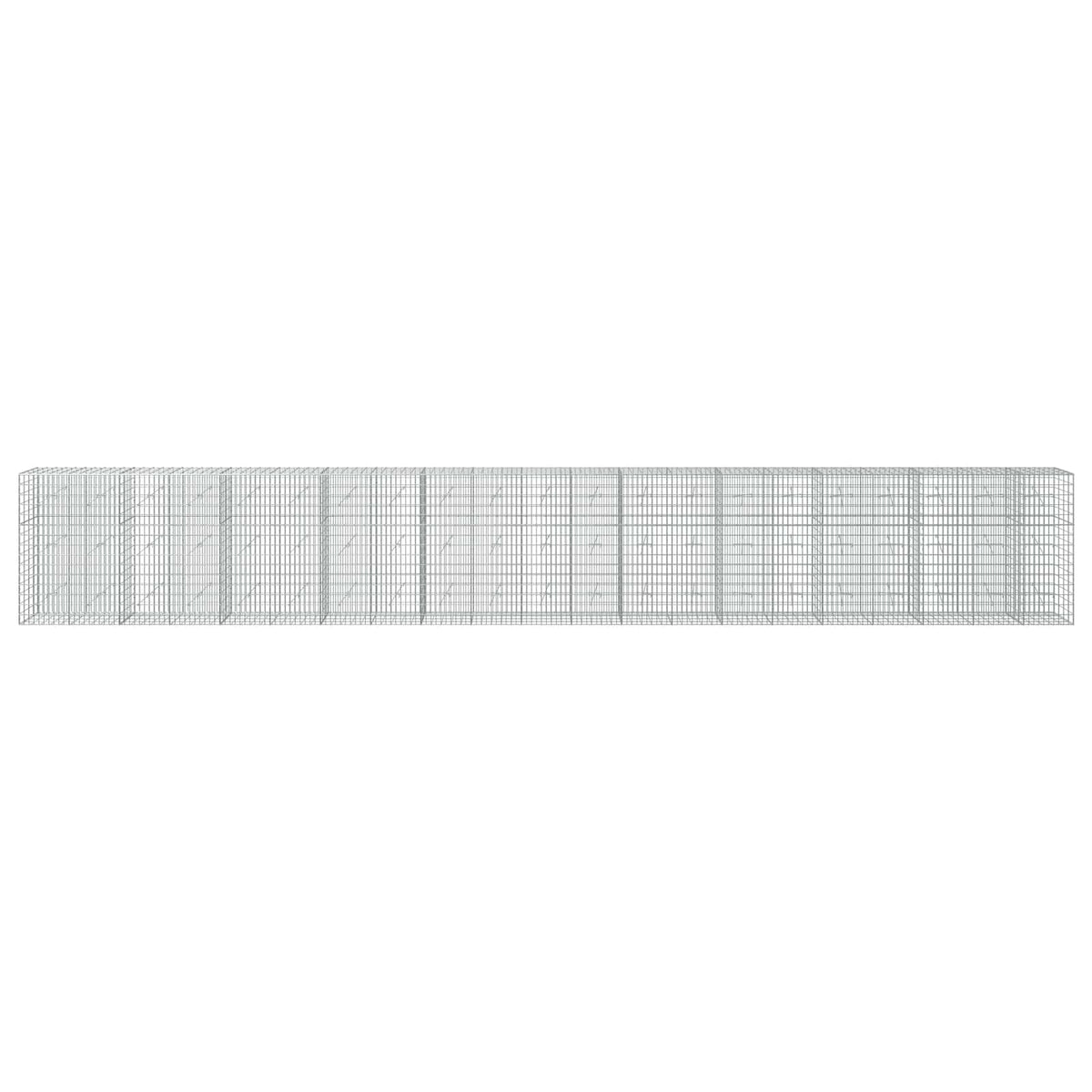 Gabion with 3.5 mm Wire and 5x10 cm Mesh 1050x20x150 cm