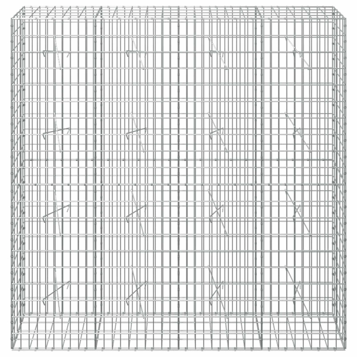 Gabion with 3.5 mm Wire and 5x10 cm Mesh 200x20x200 cm
