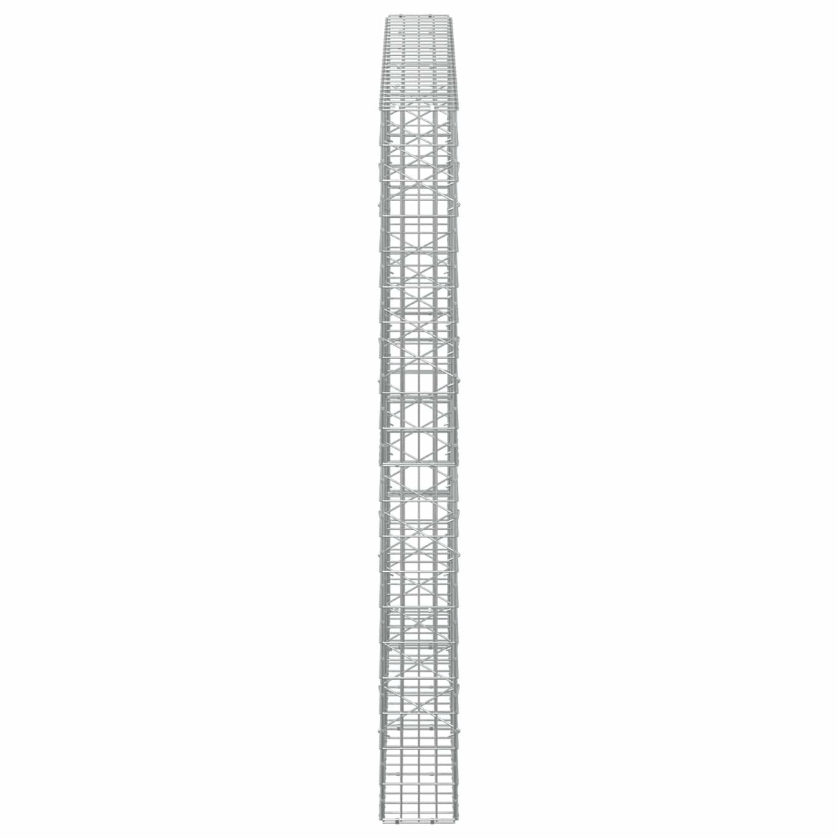 Gabion with 3.5 mm Wire and 5x10 cm Mesh 250x20x200 cm