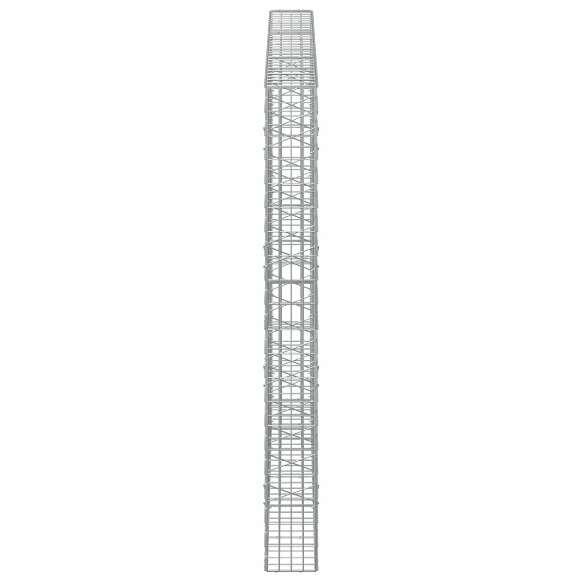 Gabion with 3.5 mm Wire and 5x10 cm Mesh 300x20x200 cm