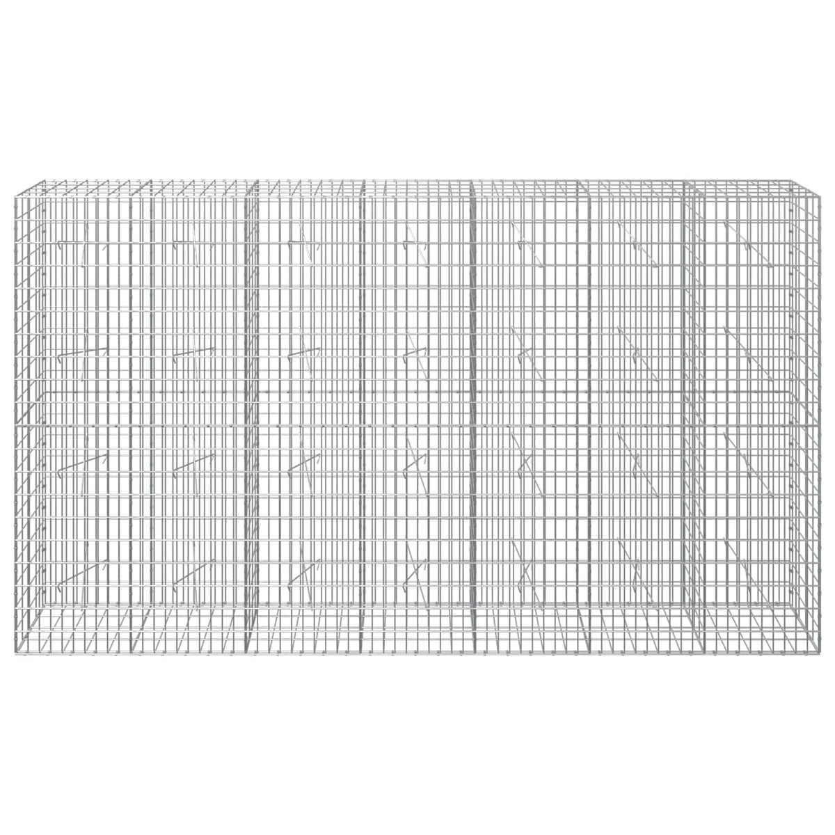 Gabion with 3.5 mm Wire and 5x10 cm Mesh 350x20x200 cm