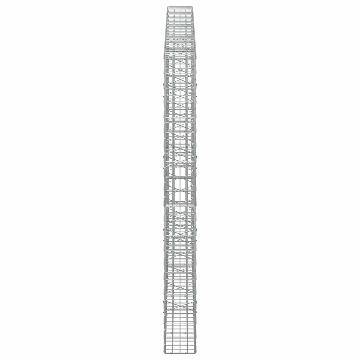Gabion with 3.5 mm Wire and 5x10 cm Mesh 350x20x200 cm