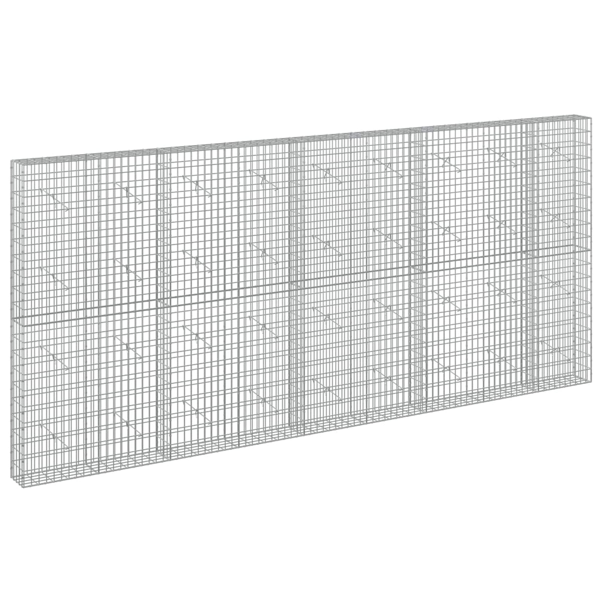 Gabion with 3.5 mm Wire and 5x10 cm Mesh 450x20x200 cm