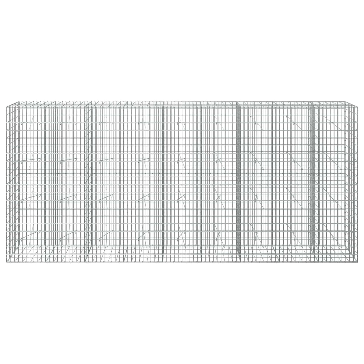 Gabion with 3.5 mm Wire and 5x10 cm Mesh 450x20x200 cm